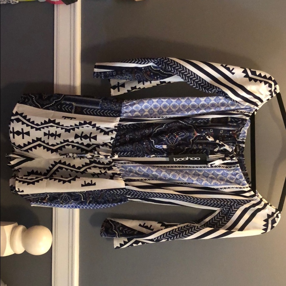 NWT Navy Tribal Romper
